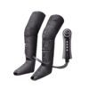 A sleek and modern Figure Fine Air Compression Leg Massager showcasing its adjustable straps and user-friendly control panel.