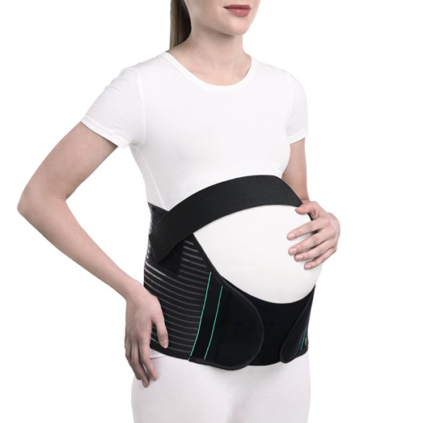 Figure Fine Pregnancy Belt providing support and comfort to the belly bump, reducing lower back pressure and improving posture during pregnancy.