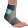 Ankle Binder Urbane by Figure Fine providing firm and effective ankle support with a compression sleeve and elasticized strap wrapped in a figure of 8.