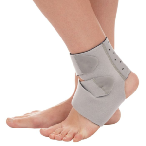 Ankle Wrap (Neo) by Figure Fine providing strong and customizable ankle support with dual strapping for controlled compression and partial immobilization.