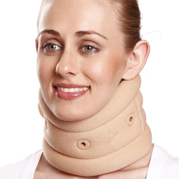 Soft Cervical Collar With Support by Figure Fine providing neck immobilization and stability.