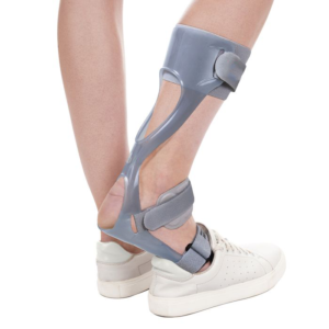 Foot Drop Splint by Figure Fine, featuring a dorsal shell with leaf spring action for ankle and foot support and stabilization, ideal for foot drop conditions.