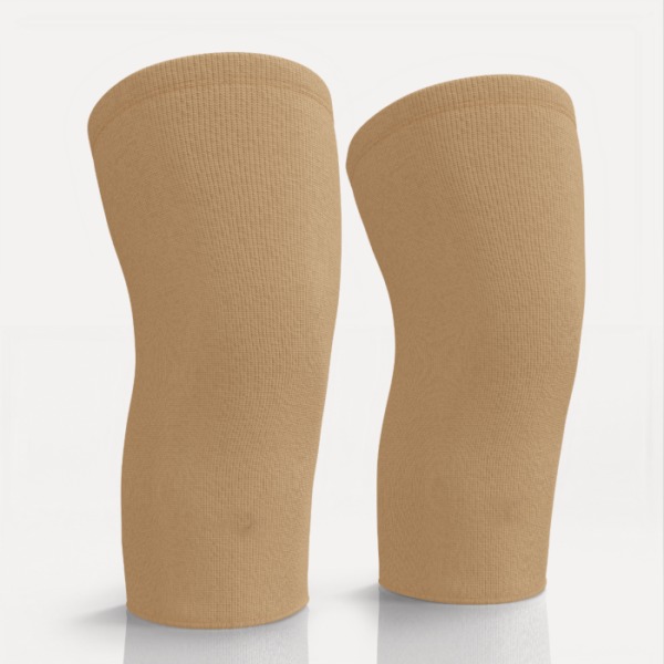 Image of Figure Fine's Knee Cap, designed to provide mild compression, warmth, and support to the knee joint, relieving pain and inflammation from arthritis, sports injuries, and aging. Breathable and flexible for extended wear.