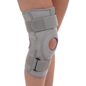 Image of Figure Fine's Knee Support Sportif (Neo), designed to provide firm compression, mild support, and gentle warmth for knee pain and inflammation relief. Breathable and ergonomic for extended wear and enhanced mobility.