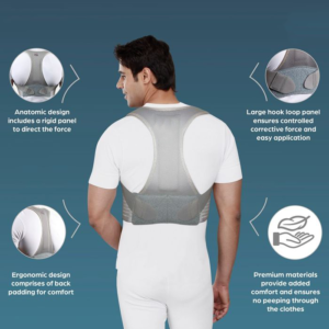 Posture Corrector - Comfortable and customizable support for better posture.