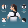 Sleek Posture Corrector - Scientifically designed for discreet posture improvement.