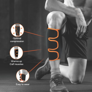 Shin and Calf Support Neo providing stylish compression and muscle support