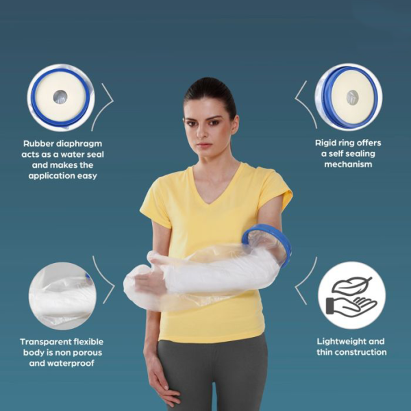 Waterproof Arm Cast Covers for Shower Protection